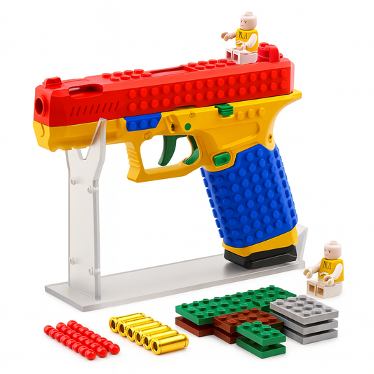 Brikora® Pistol – Buildable Brick-Design Blaster