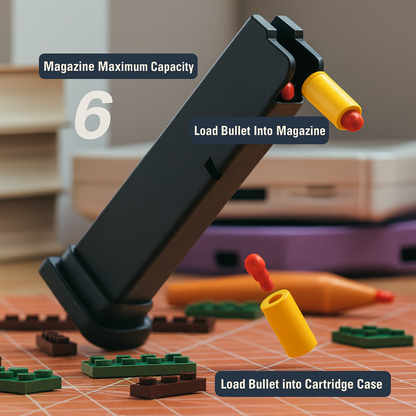 Brikora® Pistol – Buildable Brick-Design Blaster